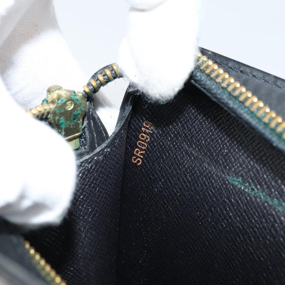 LOUIS VUITTON Epi Pochette Homme Clutch Bag Black M52522 LV Auth LNZ204