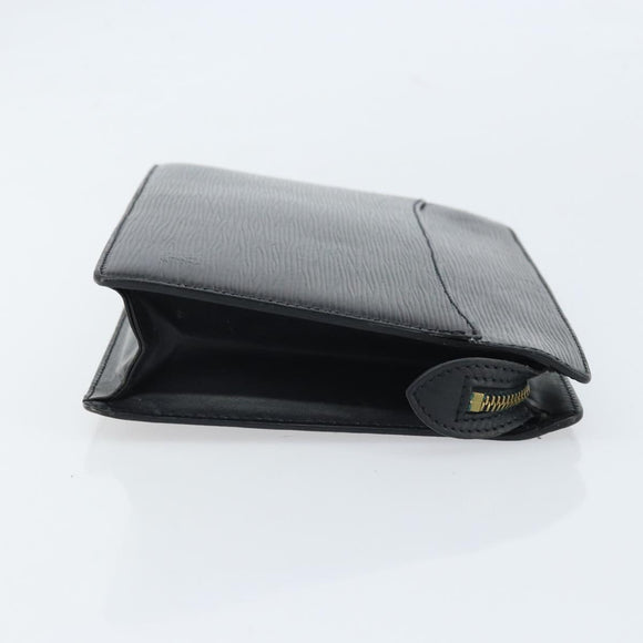 LOUIS VUITTON Epi Pochette Homme Clutch Bag Black M52522 LV Auth LNZ204