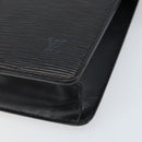LOUIS VUITTON Epi Pochette Homme Clutch Bag Black M52522 LV Auth LNZ204-7