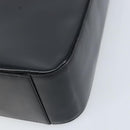 CELINE Shoulder Bag Leather Black Gold Auth LNZ211-9