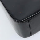 CELINE Shoulder Bag Leather Black Gold Auth LNZ211-14