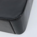CELINE Shoulder Bag Leather Black Gold Auth LNZ211-15