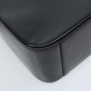 CELINE Shoulder Bag Leather Black Gold Auth LNZ211-16