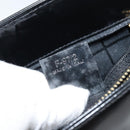 CELINE Shoulder Bag Leather Black Gold Auth LNZ211-12