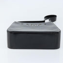 CELINE Shoulder Bag Leather Black Gold Auth LNZ211-5