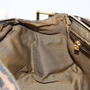 FENDI Zucca Canvas Shoulder Bag Brown Black Auth LNZ213-20