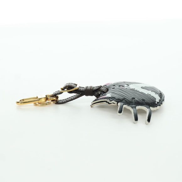 LOUIS VUITTON Catgram Porto Address Catgram Key Holder Black MP2282 Auth LNZ214M
