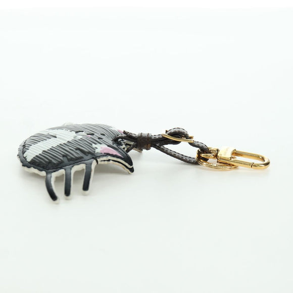 LOUIS VUITTON Catgram Porto Address Catgram Key Holder Black MP2282 Auth LNZ214M