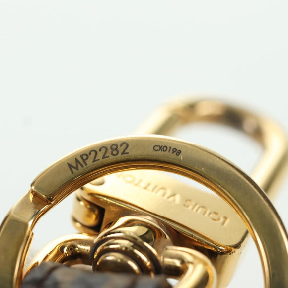 LOUIS VUITTON Catgram Porto Address Catgram Key Holder Black MP2282 Auth LNZ214M