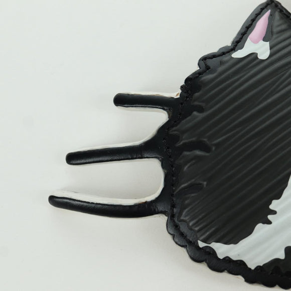 LOUIS VUITTON Catgram Porto Address Catgram Key Holder Black MP2282 Auth LNZ214M