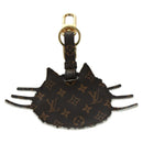 LOUIS VUITTON Catgram Porto Address Catgram Key Holder Black MP2282 Auth LNZ214M-7