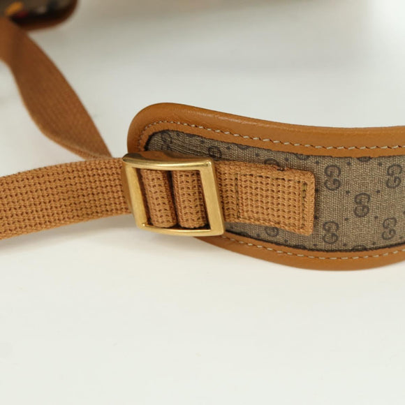 GUCCI Micro GG Supreme GUCCIxDisney Schoudertas PVC Beige 603898 Auth LNZ217SM