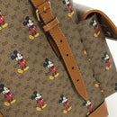 GUCCI Micro GG Supreme GUCCIxDisney Schoudertas PVC Beige 603898 Auth LNZ217SM-22