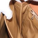 CELINE Macadam Canvas Umhängetasche PVC Leder Braun Gold Auth LNZ224-19