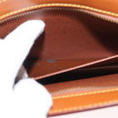 LOUIS VUITTON Epi Pochette Homme Bag Brown Zipangu Gold M52528 LV Auth LNZ226-19