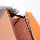 LOUIS VUITTON Epi Pochette Homme Bag Brown Zipangu Gold M52528 LV Auth LNZ226-12