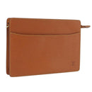 LOUIS VUITTON Epi Pochette Homme Bag Brown Zipangu Gold M52528 LV Auth LNZ226-1