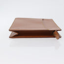 LOUIS VUITTON Epi Pochette Homme Bag Brown Zipangu Gold M52528 LV Auth LNZ226-3