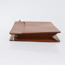 LOUIS VUITTON Epi Pochette Homme Bag Brown Zipangu Gold M52528 LV Auth LNZ226-4