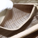 PRADA Hand Bag Nylon Ivory Silver Auth LNZ228-11