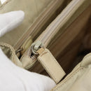 PRADA Hand Bag Nylon Ivory Silver Auth LNZ228-22