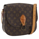 LOUIS VUITTON Monogram Saint Cloud GM Schoudertas M51242 LV Auth LNZ234-1