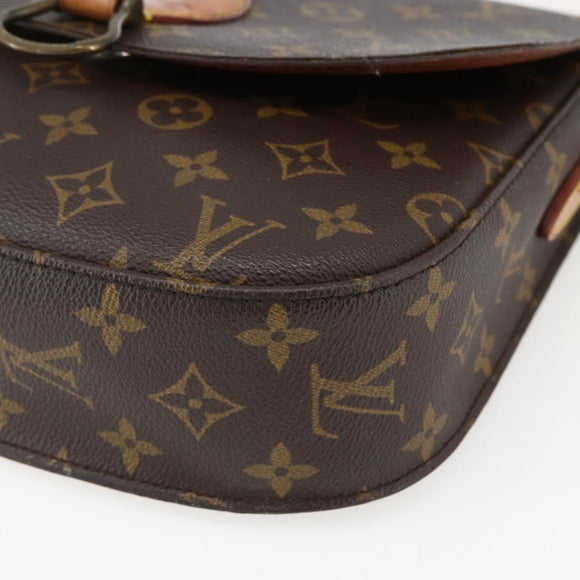 LOUIS VUITTON Monogram Saint Cloud GM Schoudertas M51242 LV Auth LNZ234