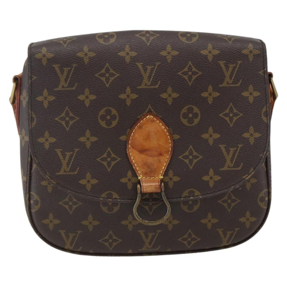 LOUIS VUITTON Monogram Saint Cloud GM Schoudertas M51242 LV Auth LNZ234