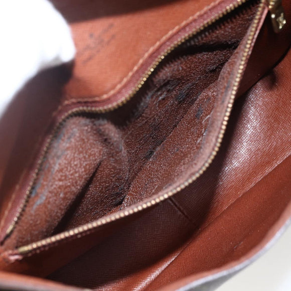 LOUIS VUITTON Monogram Saint Cloud GM Schoudertas M51242 LV Auth LNZ234