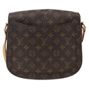 LOUIS VUITTON Monogram Saint Cloud GM Schoudertas M51242 LV Auth LNZ234-2
