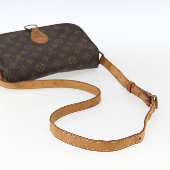 LOUIS VUITTON Monogram Saint Cloud GM Schoudertas M51242 LV Auth LNZ234