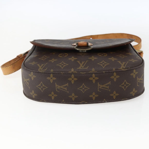LOUIS VUITTON Monogram Saint Cloud GM Schoudertas M51242 LV Auth LNZ234