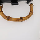 GUCCI Bamboo Backpack Patent leather Black Gold 003 2058 0030 Auth LNZ235-7