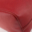 LOUIS VUITTON Epi Keepall 55 Boston Bag Red M42957 LV Auth LNZ240-14