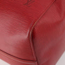 LOUIS VUITTON Epi Keepall 55 Boston Bag Red M42957 LV Auth LNZ240-15