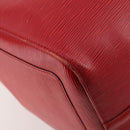 LOUIS VUITTON Epi Keepall 55 Boston Bag Red M42957 LV Auth LNZ240-16