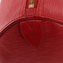 LOUIS VUITTON Epi Keepall 55 Boston Bag Red M42957 LV Auth LNZ240-17