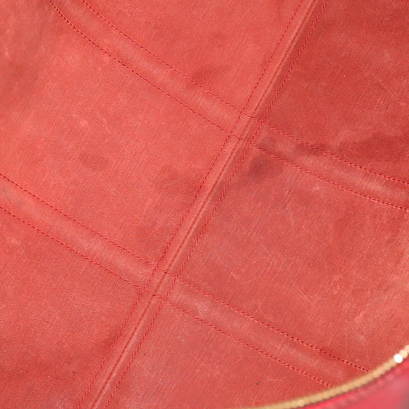 LOUIS VUITTON Epi Keepall 55 Boston Bag Red M42957 LV Auth LNZ240