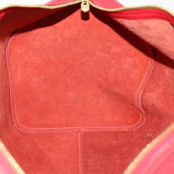 LOUIS VUITTON Epi Keepall 55 Boston Bag Red M42957 LV Auth LNZ240