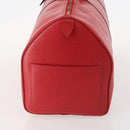 LOUIS VUITTON Epi Keepall 55 Boston Bag Red M42957 LV Auth LNZ240-3