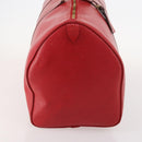 LOUIS VUITTON Epi Keepall 55 Boston Bag Red M42957 LV Auth LNZ240-4