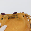 LOUIS VUITTON Epi Petit Noe Schultertasche Gelb M44109 LV Auth LNZ242-18