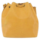 LOUIS VUITTON Epi Petit Noe Schultertasche Gelb M44109 LV Auth LNZ242-2