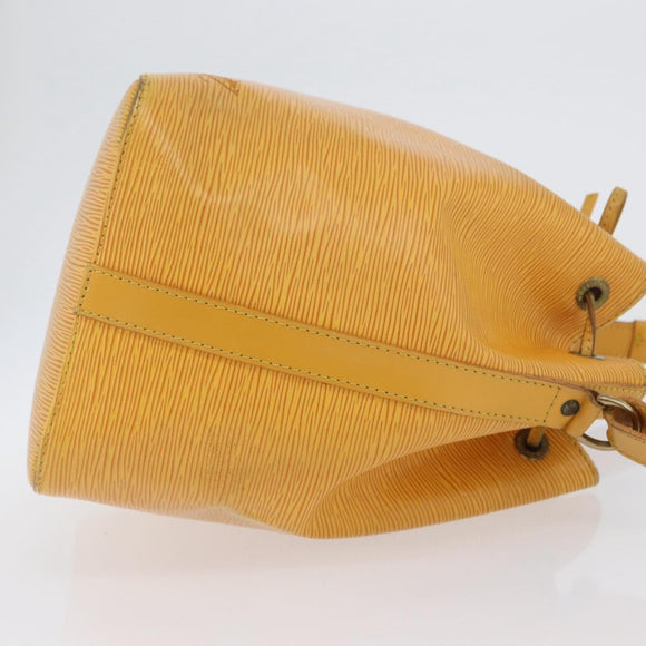 LOUIS VUITTON Epi Petit Noe Schultertasche Gelb M44109 LV Auth LNZ242