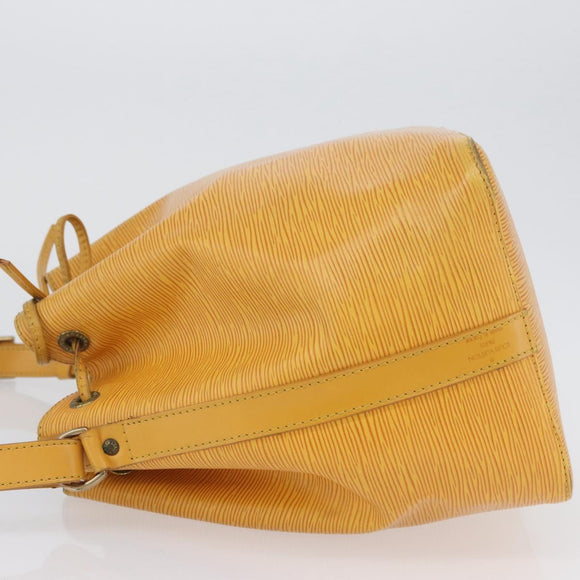 LOUIS VUITTON Epi Petit Noe Schultertasche Gelb M44109 LV Auth LNZ242