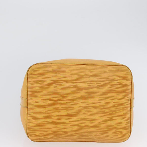 LOUIS VUITTON Epi Petit Noe Schultertasche Gelb M44109 LV Auth LNZ242