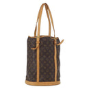 LOUIS VUITTON Monogram Bucket GM Shoulder Bag M42236 LV Auth LNZ244-1