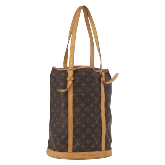 LOUIS VUITTON Monogram Bucket GM Shoulder Bag M42236 LV Auth LNZ244