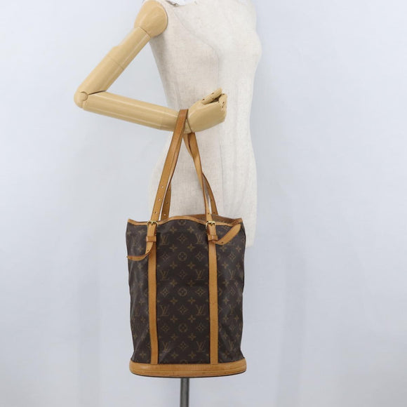LOUIS VUITTON Monogram Bucket GM Shoulder Bag M42236 LV Auth LNZ244