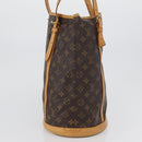 LOUIS VUITTON Monogram Bucket GM Shoulder Bag M42236 LV Auth LNZ244-4